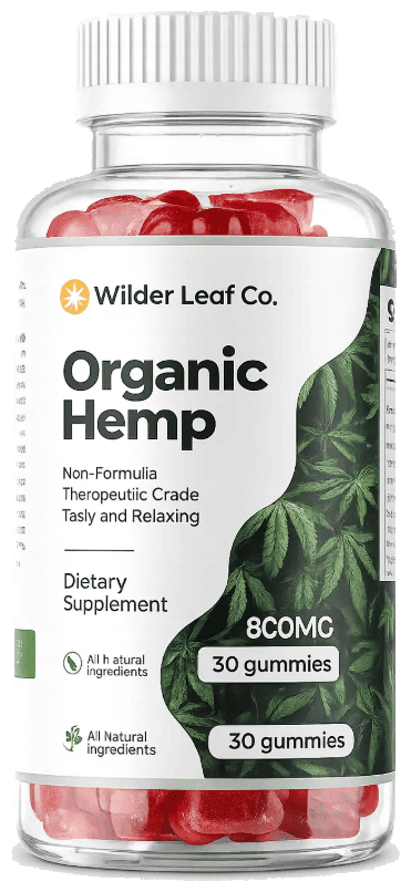 Wilder Leaf Co. Organic Hemp Gummies 800mg – 30 gummies bottle